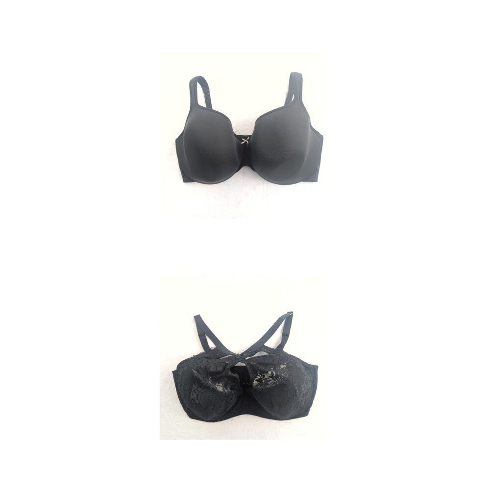 Cacique (2) Lace Underwire Balconette / French Balconette Bras Size 40h